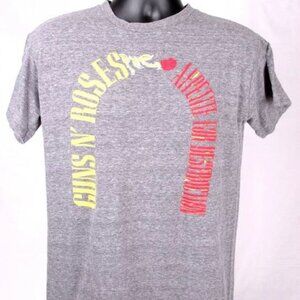 Guns N Roses T-Shirt appetite for destruction graphic both‎ sides heather gray